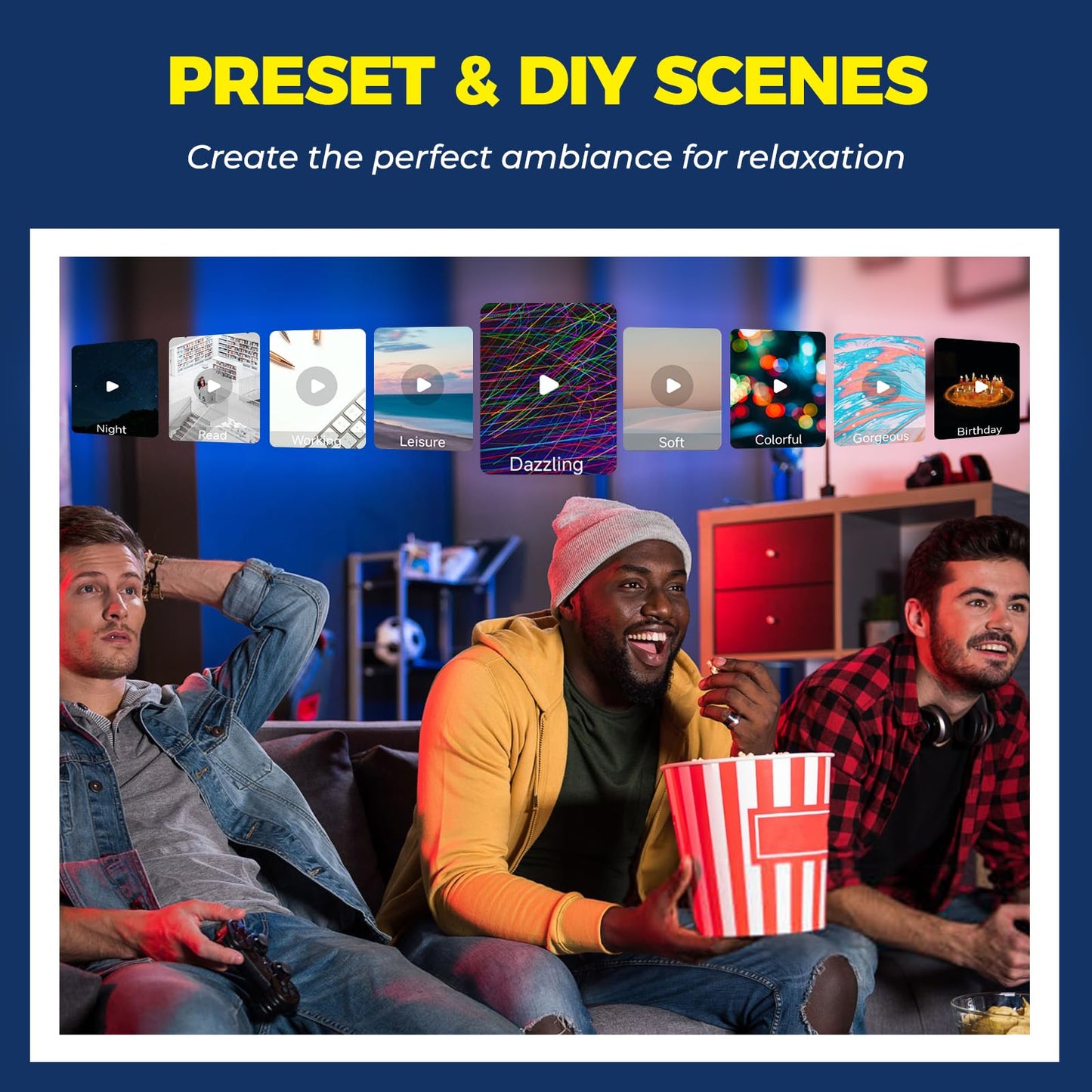 Lightinginside Smart Light Bulb 75W Equivalent, 1100LM 12W RGBCW BR30 E26 Bulb Works with Alexa/Google Home/Smart Life, 2.4G WiFi Bluetooth Recessed Flood LED Bulbs, No Hub Required, ETL Listed, 4PCS