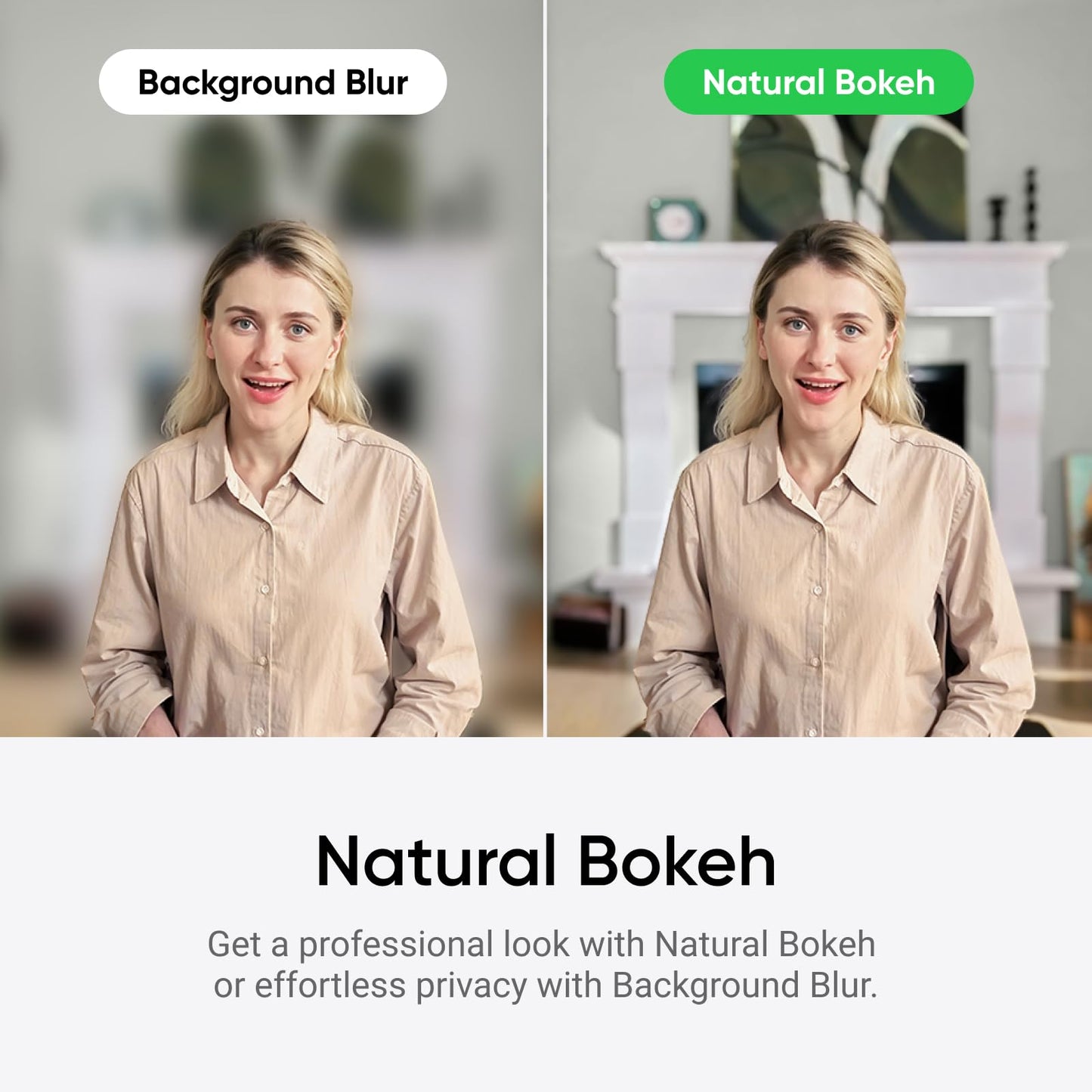 Insta360 Link 2C Tripod Bundle - 4K Webcam for PC/Mac, 1/2" Sensor, Auto Framing, HDR, AI Noise-Canceling Mic, Gesture Control for Streaming, Video Calls, Gaming, Works with Zoom, Teams, Twitch & More