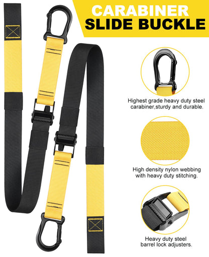 Home Resistance Training Kit, Resistance Trainer Exercise Straps with Handles, Door Anchor and Carrying Bag for Home Gym, Bodyweight Resistance Workout Straps for Full-Body Workout