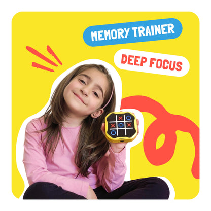 GiiKER Tic Tac Toe Bolt Game, Original 3-in-1 Handheld Puzzle Game, Portable Travel Games for Car Ride, Toys Gift Idea for Kids and Adults, Birthday Gifts for Boys Girls