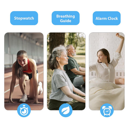 POIUZET Fitness Tracker, Fitness Watch with Blood Oxygen, Blood Pressure & Heart Rate Monitor, Steps Calories Counter, Sleep Monitor, Pedometer 50 Meters Waterproof, Smart Watch for Android iPhones