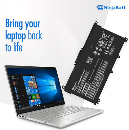 NinjaBatt HT03XL Battery for HP L11119-855 HW03XL 7265NGW Pavilion 15-DB Series14M-DH0003DX 14M-DH1003DX 15T-CS200 15-DY0013DX 15-DY1023DX 15-DY1751MS 15-CS3073CL