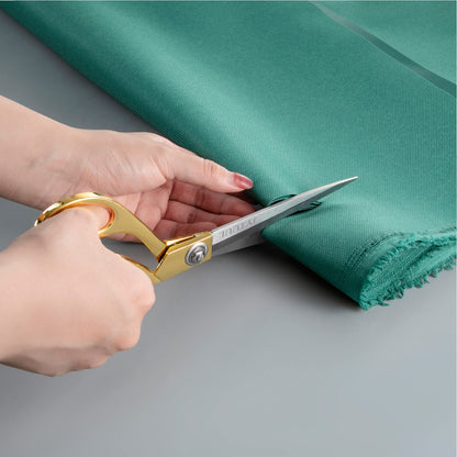 JYTUUL Professional Heavy Duty Tailor Scissors, Sharp Stainless Steel 8" Gold Dressmaker Shears Multipurpose Fabric Scissors Sewing Dressmaking Craft Scissors for Office and Home