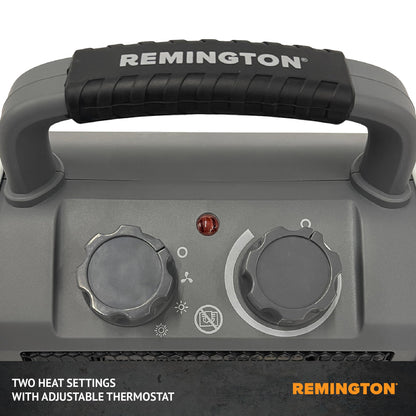 Remington 1500W Heavy-Duty Electric Heater Portable Electric Heater for Garage, Workshop, or Jobsite (REM-222A-120)