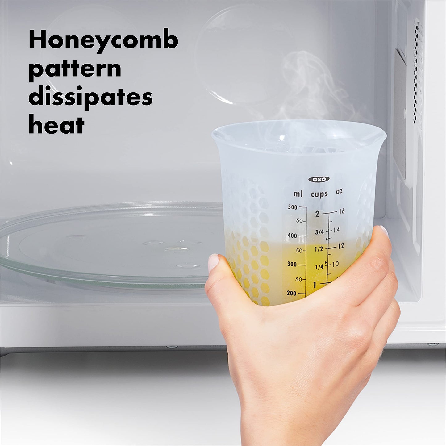 OXO Good Grips 3 Piece Squeeze & Pour Silicone Measuring Cup Set