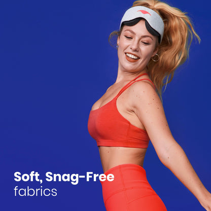 Manta Sleep Mask - 100% Light Blocking, Adjustable Sleeping Mask with Detachable Eye Cups, Ultra Comfortable for Women & Men, Zero Pressure on Lashes, Perfect for Travel/Shift Work