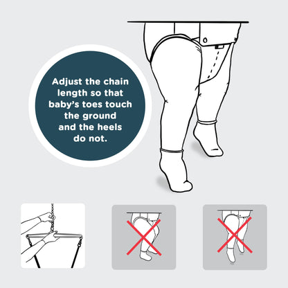 Jolly Jumper *Elite* Safari Print Saddle - The Original Jolly Jumper with Stand. Trusted by Parents to Provide Fun for Babies and to Create Cherished Memories for Families for Over 75 Years.