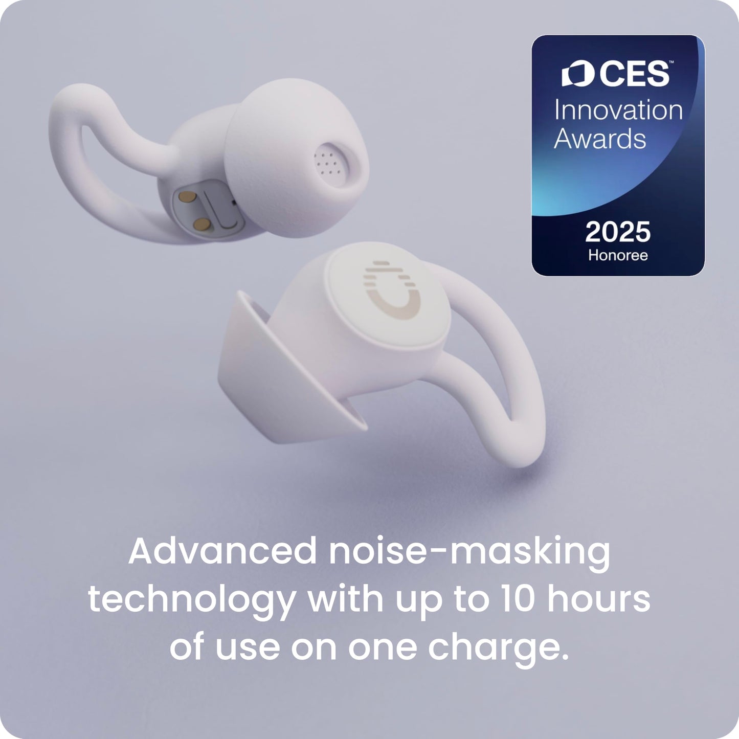 Ozlo Sleepbuds® | Comfortable Side Sleeper Headphones | Up to 10 Hours of Bluetooth LE Streaming | Science-Backed Sleep Sounds | Snore Blocking Comfortable Earbuds