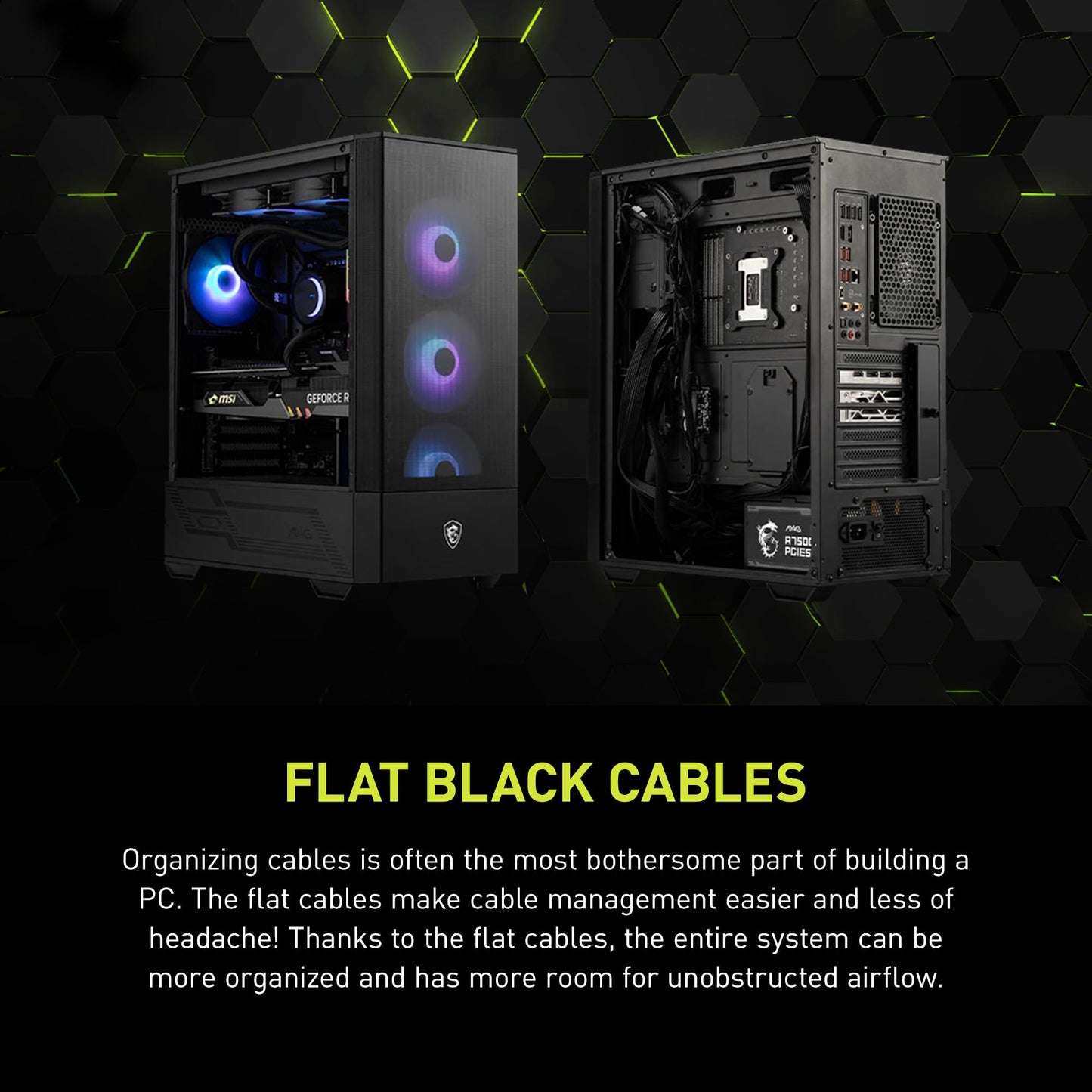 MSI MAG A750GL PCIE 5.1 & ATX 3.1 Gaming Power Supply - Full Modular - 80 Plus Gold Certified 750W - Compact Size - ATX PSU - 10 Year Warranty