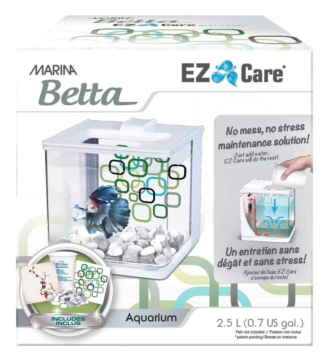 Marina EZ Care Betta Kit, White