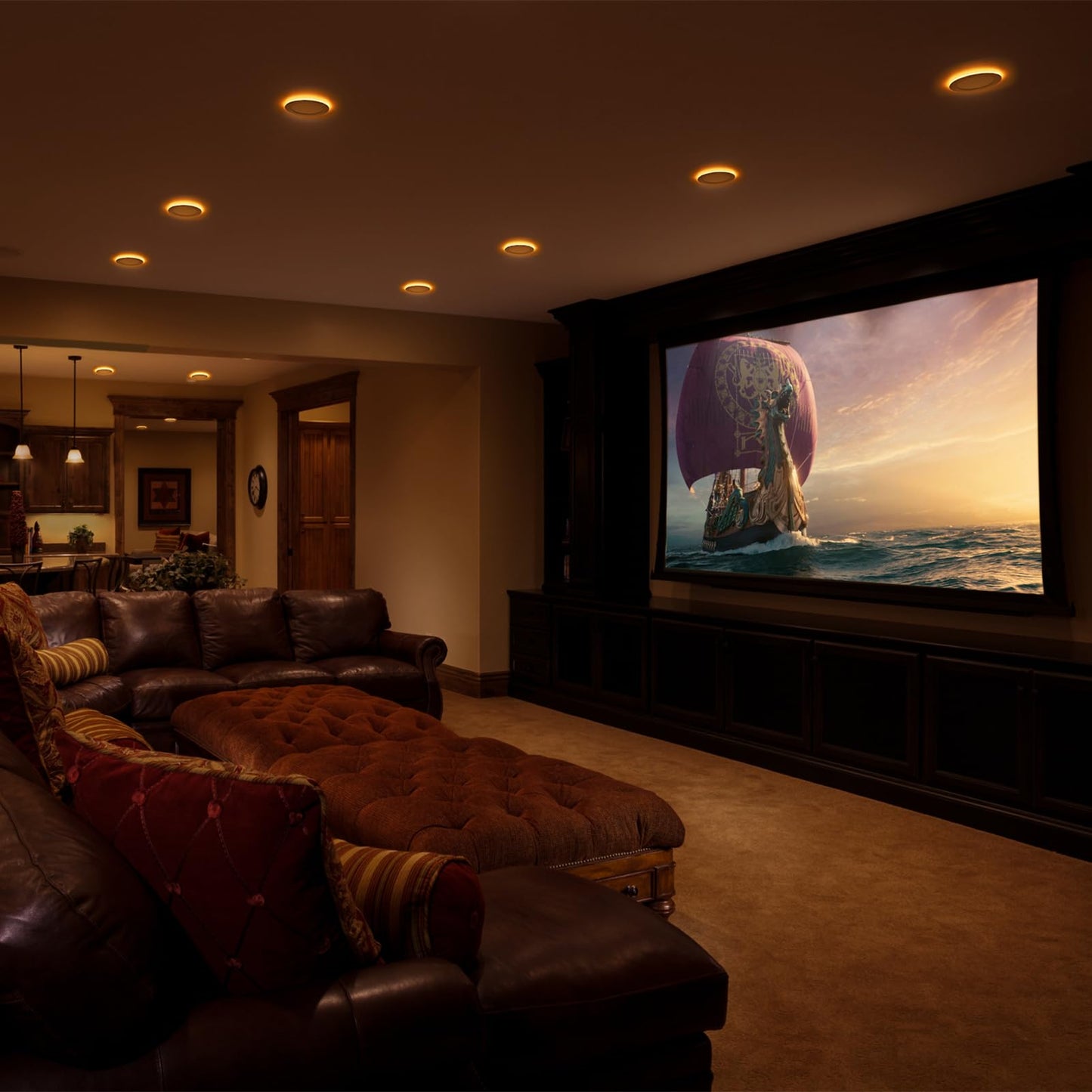 Meconard 12 Pack 6 Inch 5CCT LED Canless Recessed Lighting with Night Light, 2700K/3000K/3500K/4000K/5000K Selectable Ultra-Thin LED Ceiling Lights, 12W=110W, 1050LM, Dimmable Wafer Downlight ETL&FCC