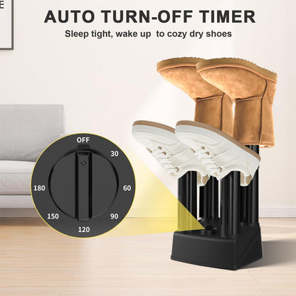 NESOVI Boot Dryers Shoe Dryer: Boot Warmer and Deodorizer with Fan, Boot Dryer for Work Boots with Timer, Shoe Dryers for Sneakers, Fast Glove, Helmet, Boxing Glove Dryer