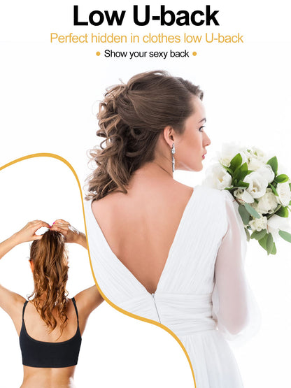 Geyoga 6 Pieces Sleep Bra Bralettes for Women with Support Crop Tank Top Cami Bra Padded Bralettes with Adjustable Straps (Simple Colors, Medium)