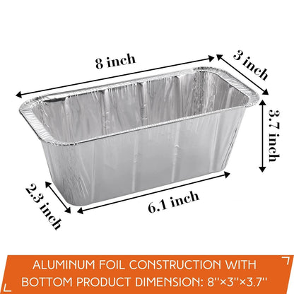 30-Pack Blackstone Griddle Accessories Drip Pan Liners, Aluminum Foil Pan Disposable for 17" 22" 28" 36" Blackstone Griddle Drip Tray Holder Grill Rear Grease Catcher Cup Liners