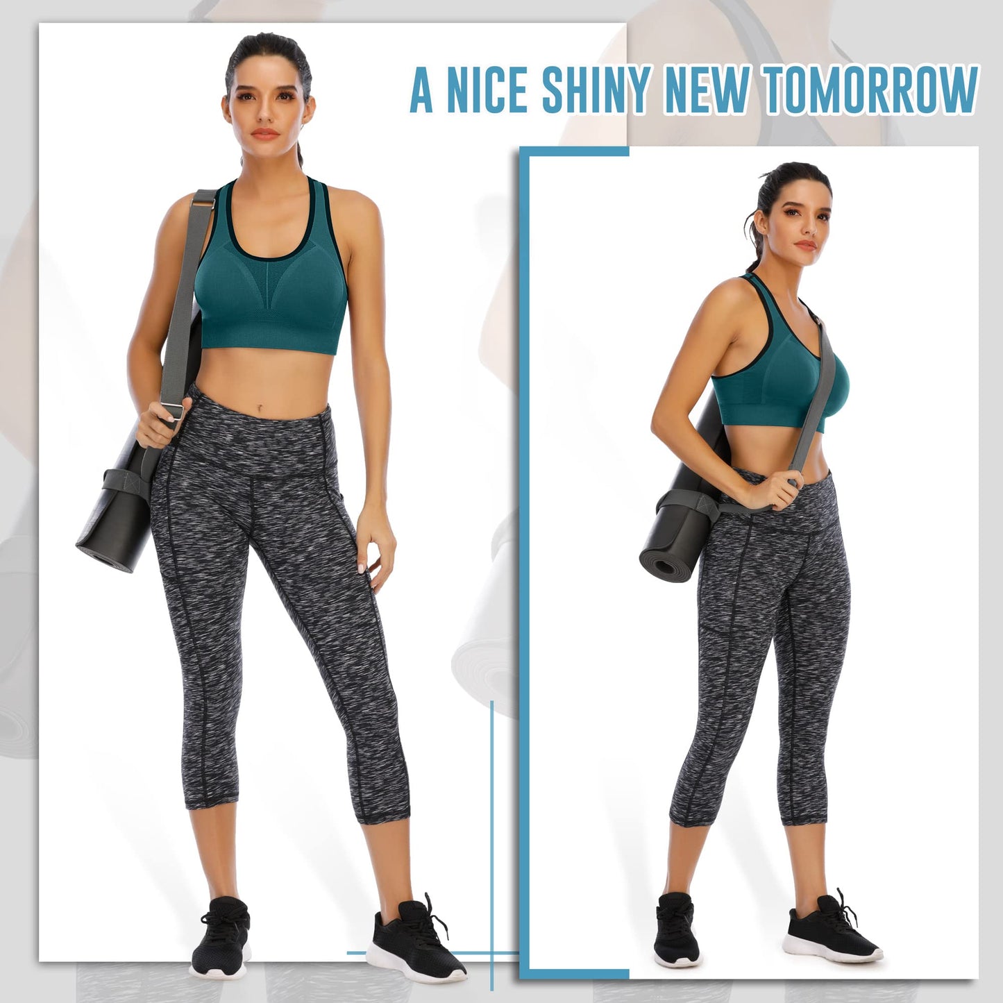 IUGA Sports Bras for Women High Impact Racerback Sports Bra Seamless Padded Sports Bra Yoga Bras Workout Bra Activewear Bra