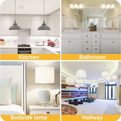 Neporal A19 Rechargeable Light Bulbs, Socket Rechargeable Emergency Light Bulb for Power Failure, 1200mAh Battery Backup Light Bulbs for Home, Hurricane, Led Bulb 60 Watt Equiv. (Daylight-2 PK)