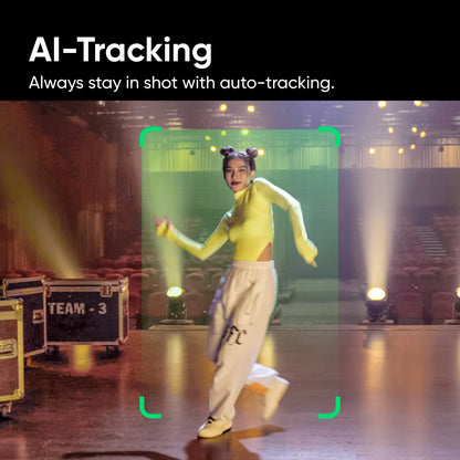 Insta360 Link - PTZ 4K Webcam with 1/2" Sensor, AI Tracking, Gesture Control, HDR, Noise-Canceling Microphones, Specialized Modes, Webcam for Laptop, Live Streaming, Zoom Certified