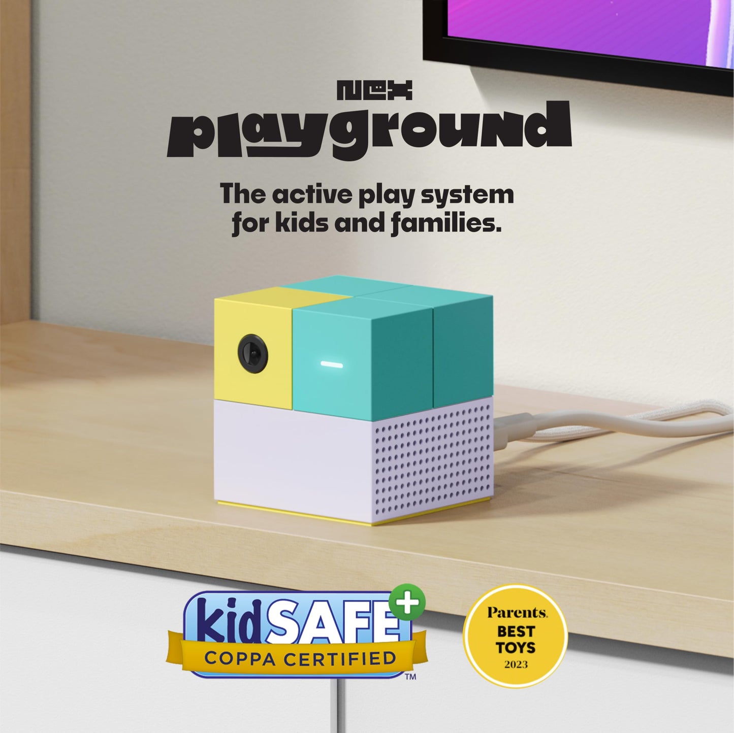 Nex Playground - The Active Play System for Kids & Families Where Indoor Physical Activity Meets Interactive Family Fun and is Great for Gaming Nights, Parties and Playdates
