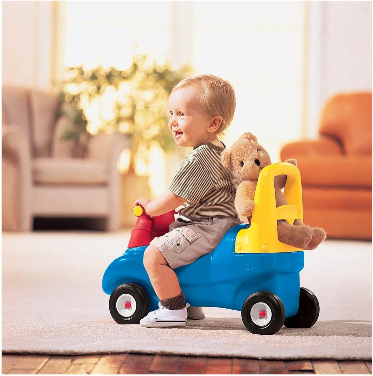 Little Tikes Push and Ride Racer – (Amazon Exclusive), 22"L x 10"W x 17"H with screws