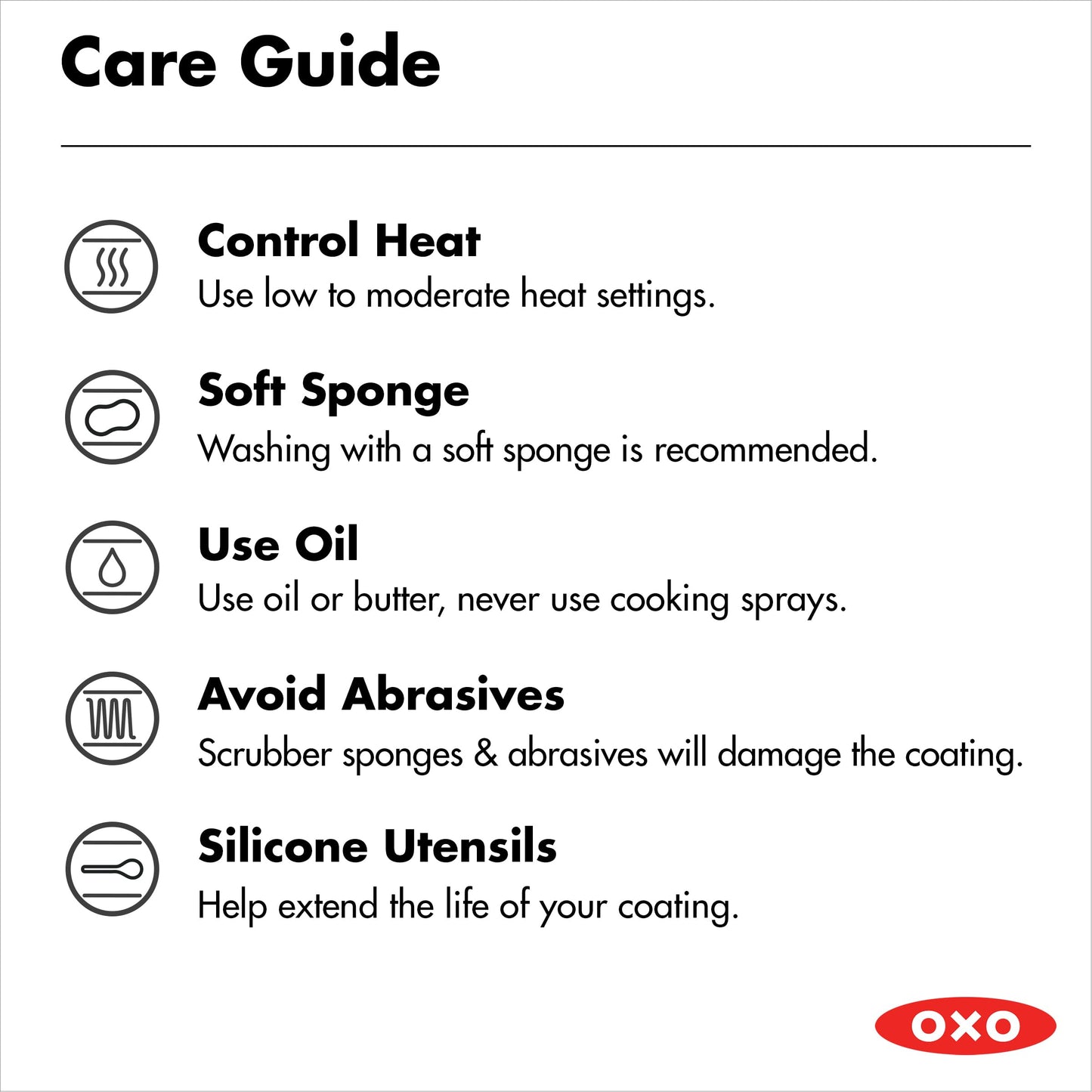 OXO Enhanced 10" Frying Pan Skillet, PFAS-Free Ceramic Nonstick, Durable Hard Anodized Cookware, Scratch Resistant, Stainless Steel Handle, Good Grips, Dishwasher Safe, Oven safe, Black