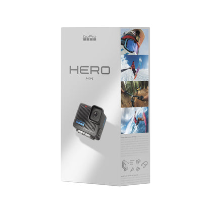 GoPro Hero - Compact Waterproof Action Camera with 4K Ultra HD Video, 12MP Photo, Touch Screen