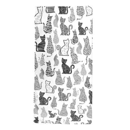 LIVILAN Cat Kitten Beach Towel, Soft Microfiber, 30'x60', Quick Dry, Sand Proof, Perfect for Women, Anime Picnic, Bath, Pool, Yoga, Cute Cat Hello Kitty Design, Ideal Gifts