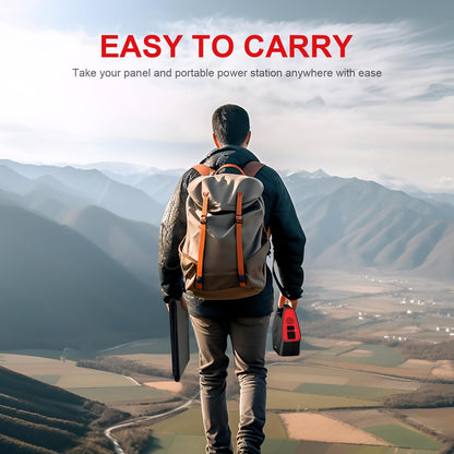 100W Solar Generator with 40W Foldable Solar Panel, Sinkeu 24600mAh Power Bank with AC Outlet for Home Use 97.68Wh Portable Power Station for Camping Hurricane Emergency