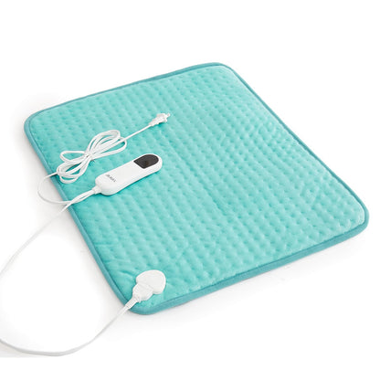 Heating Pad for Back Pain Relief & Cramps - Electric Heating Pads with Auto Shut Off -10 Heat Settings 6 Level Timer Dry & Moist Heat Pads Machine Washable - XXL Heating Pads (20"x24" Green)