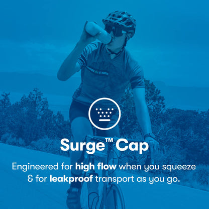 Polar Bottle Breakaway Insulated Water Bottle - BPA Free, Cycling & Sports Squeeze Bottle (Tartan - Bubble Gum Pink / Navy, 24 Oz)