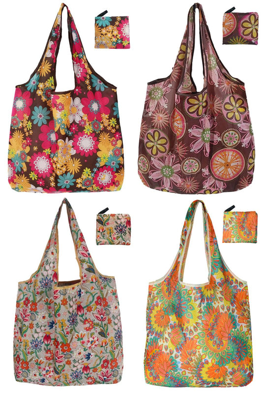 Noilk Reusable Grocery Bags, Versatile Tote Bag For Women Gift, Bulk Stylish Foldable Shopping Totes With Handles, Practical Use Ideal For Storage, Travel & Beach