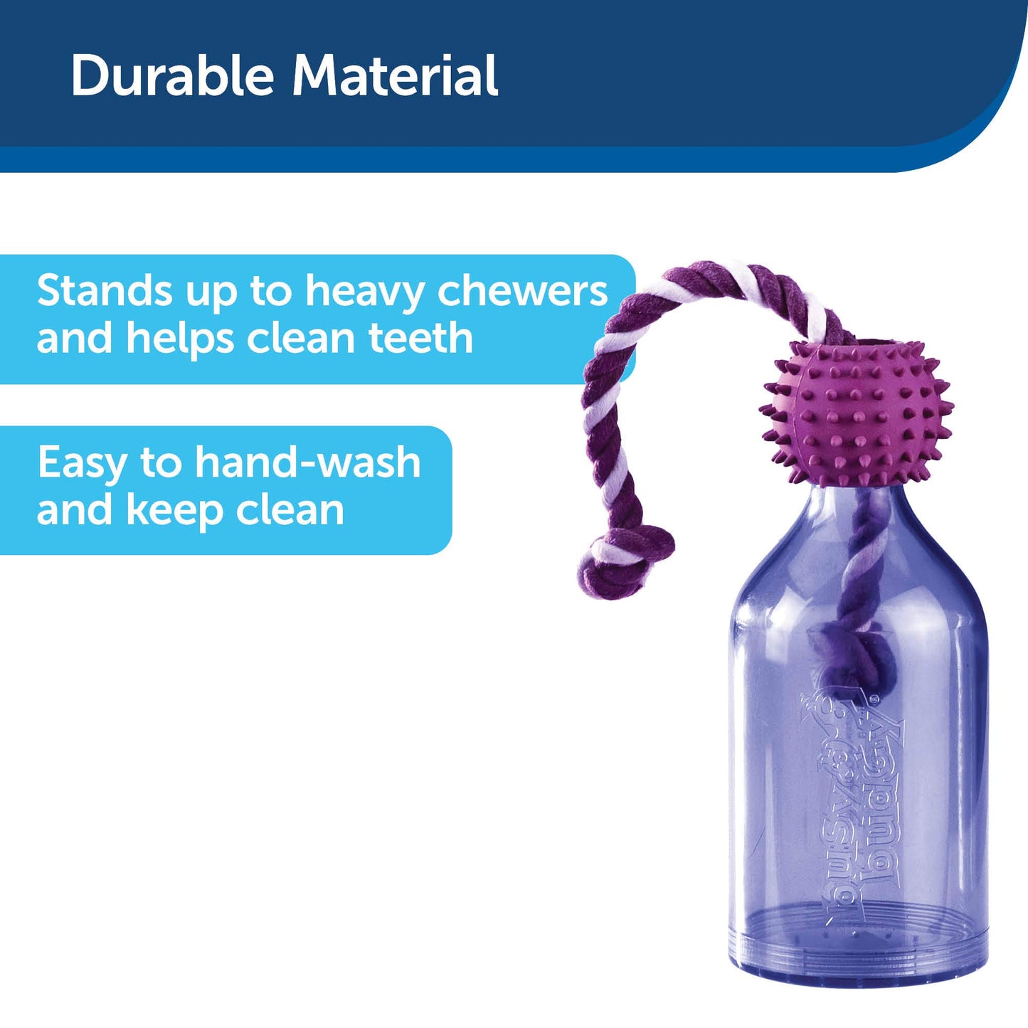 PetSafe Busy Buddy Tug-A-Jug Dog Toy – Slow Feeder and Trainer – Small