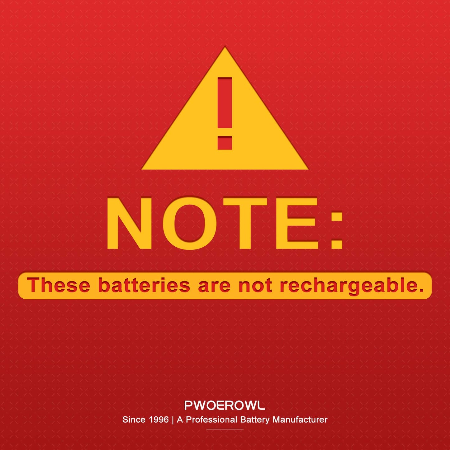 POWEROWL High Capacity Alkaline AA Batteries 100 Pack, 1.5v Long Lasting Double A Battery, 10-Year Shelf Life