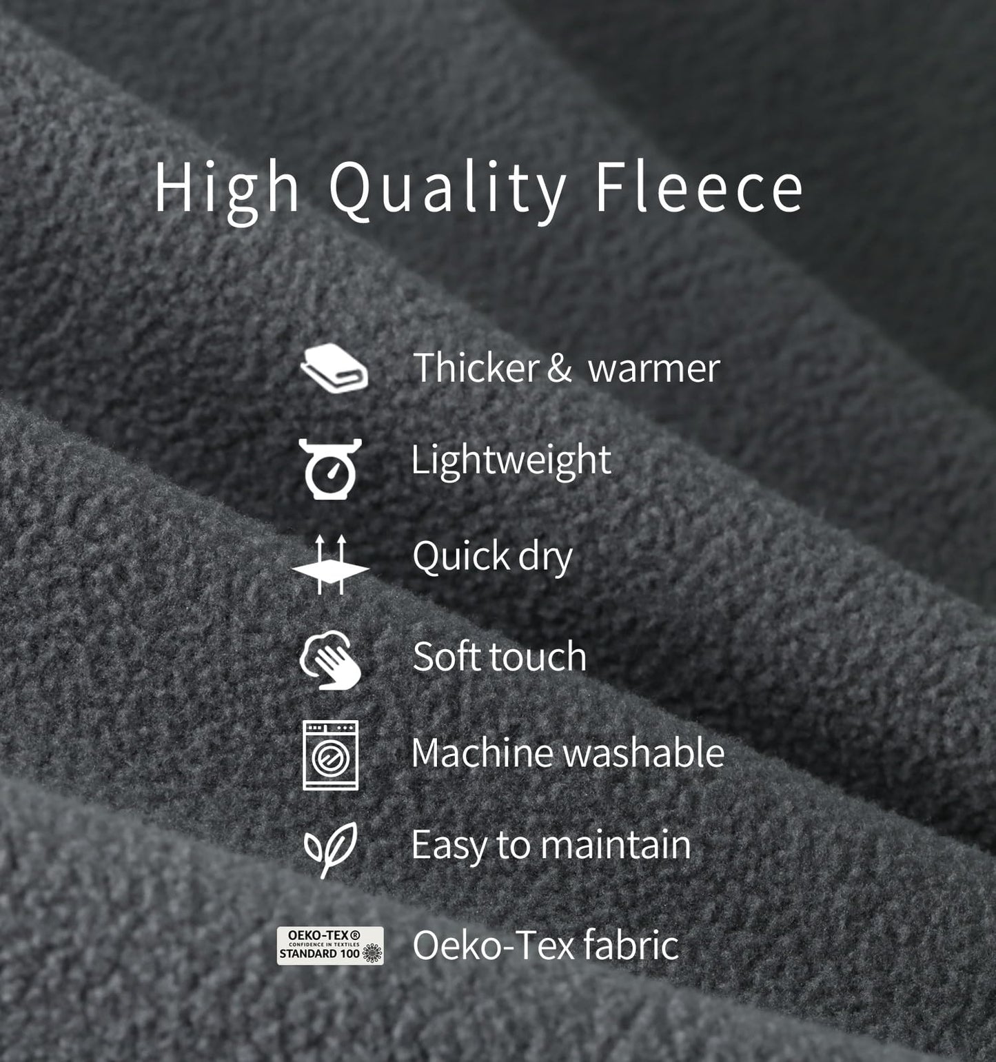 Litume All Season Fleece Sleeping Bag Liner Lightweight Mummy Sleeping Sack for Cold Weather and Winter Backpacking, Camping, Traveling with Drawstring Hood(E629B)