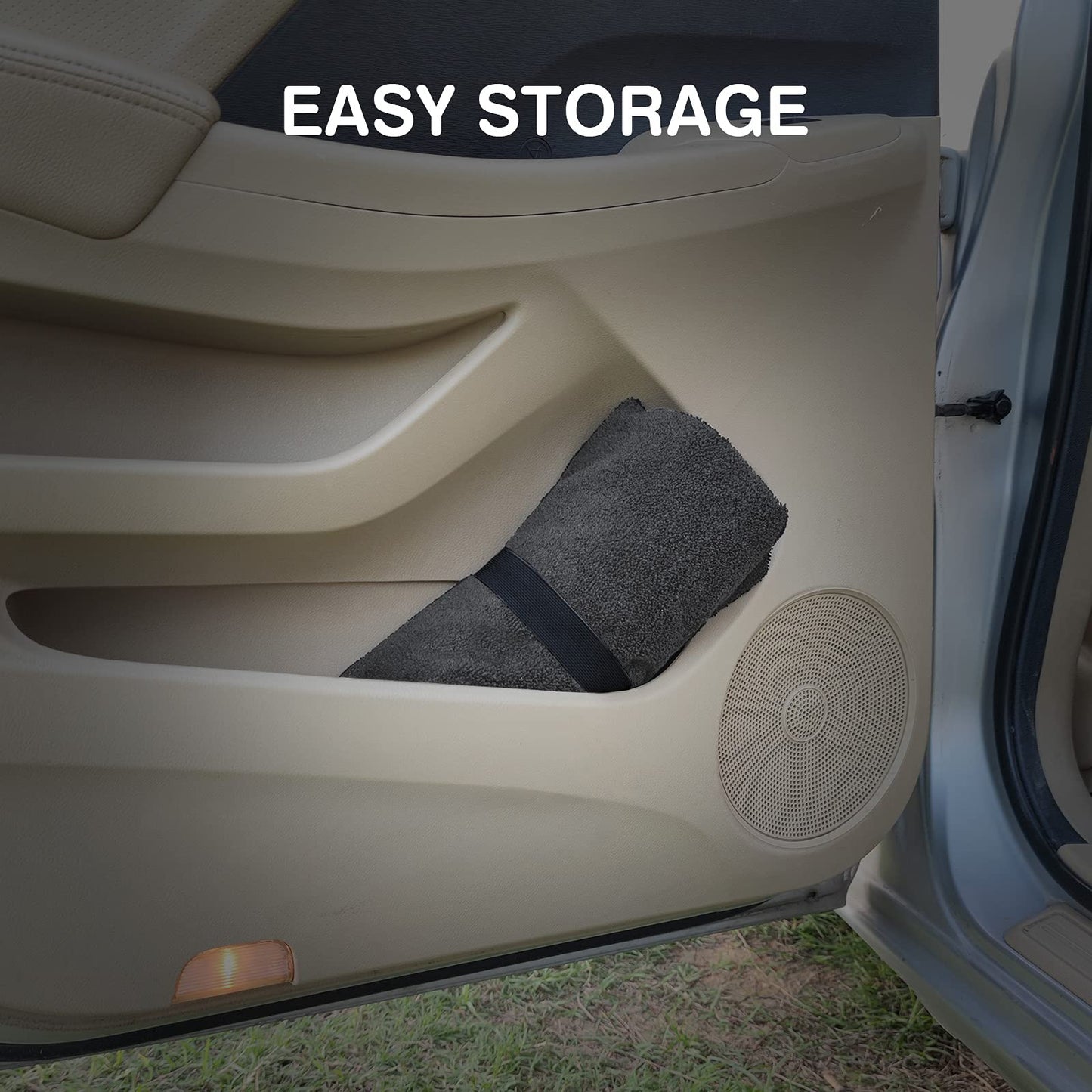 Leader Accessories 2pcs Grey Waterproof Towel Auto Car Seat Cover Protector Machine Washable - Fit Yoga Running Crossfit Athletes Beach Swimming Outdoor Sports