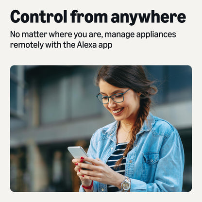 Amazon Basics Smart Plug, Works with Alexa Only, 2.4 GHz Wi-Fi, No Hub Required, 4-Pack, White