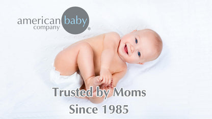 American Baby Company 2 Pack 100% Natural Cotton Fitted Pack and Play Sheets 39" x 27" - Soft & Breathable Pack N Play Sheets for Playard & Mini Crib Mattress, White, for Boys & Girls