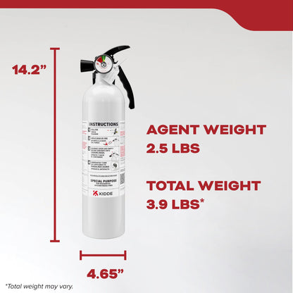 Kidde Fire Extinguisher for Kitchen, Residential, Single-Use, 711A