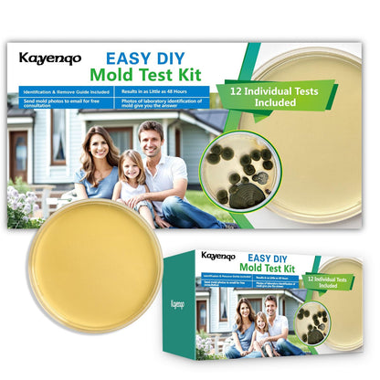 Mold Test Kit for Home - 12 Simple Detection Tests,Test HVAC System,Home Surfaces,& Indoor Air Quality Testing Kits,DIY Mold Detector at Home,Includes Detailed Mold Identification Guide,air Tester