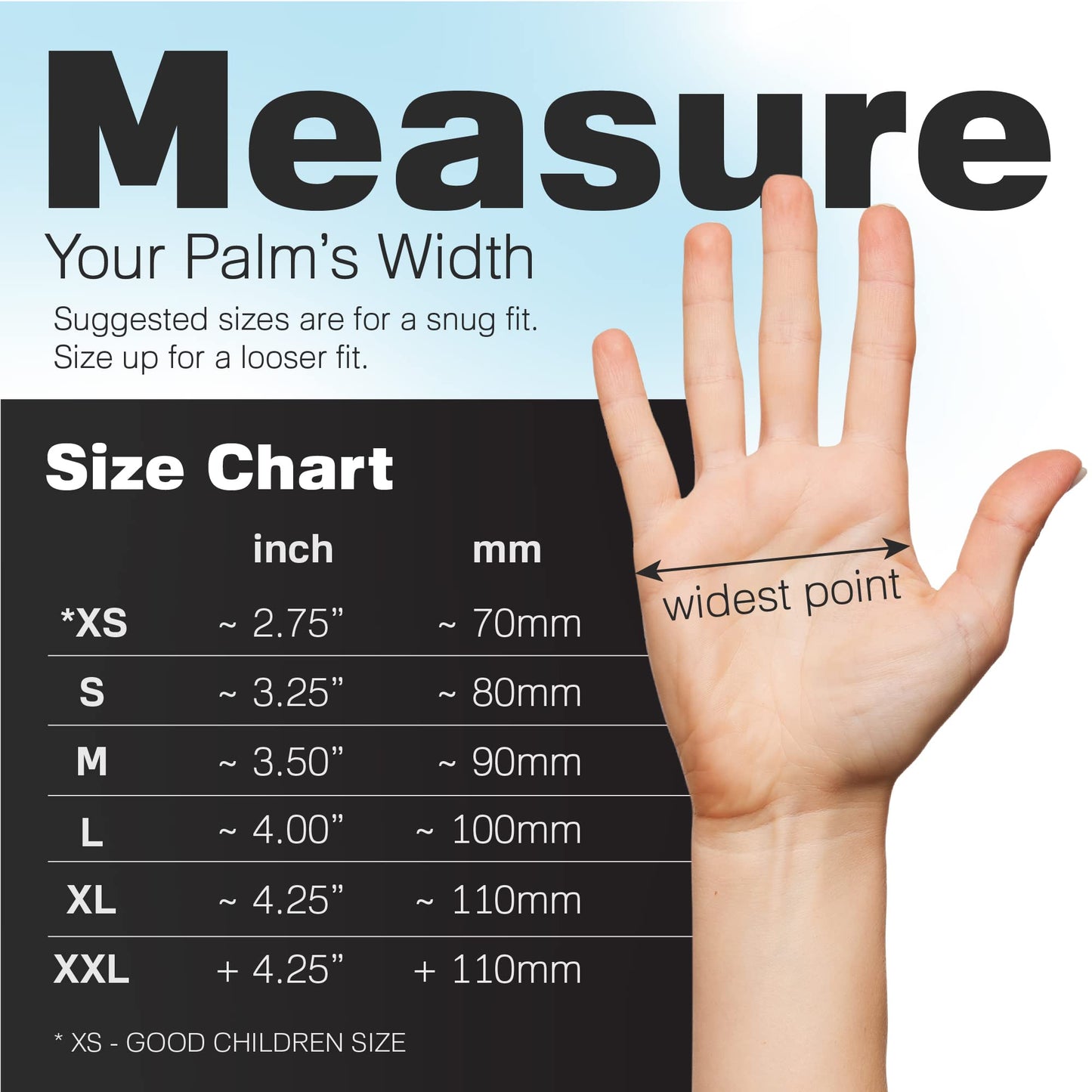 Raxwell Latex Free Disposable Gloves - 4.5 Mil Black Nitrile Gloves - 100 Count Non Latex, Powder Free - Food Grade & Safe - For Labs, Kitchens, Mechanics, Cleaning & More