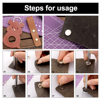 183Pcs Leather kit, Leather Working Tools Kit with Saddle Making Tools Set, Leather Rivets Kit, Prong Punch, Leather Hammer for Leather Working, Leather Making, Leather Craft DIY