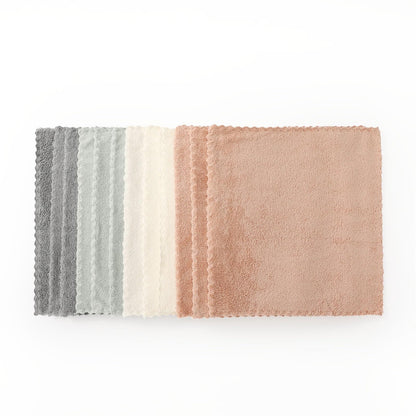 Neessno 12 Pack Cleaning Cloth,Ultra Soft Absorbent Quick Drying Microfiber Cleaning rags,No scratches,Reusable,Washable,Lint Free Cleaning Towels for Kitchen,Window,Glass,car,11.8"×11.8",(Multicolor)