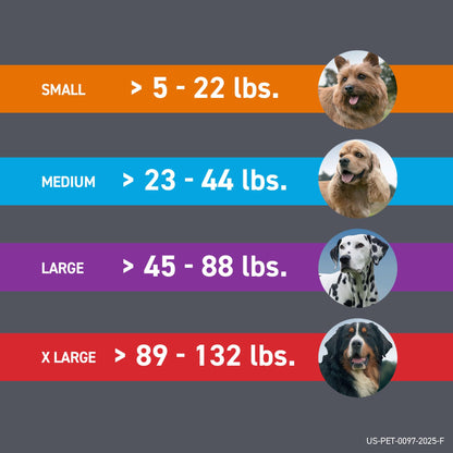 FRONTLINE Plus Flea and Tick Treatment for Large Dogs Up to 45 to 88 lbs. 3 Treatments