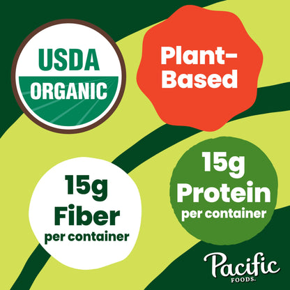 Pacific Foods Organic Fire Roasted Vegetable Chili, Plant Based, 16.5 oz Can(Pack of 1)