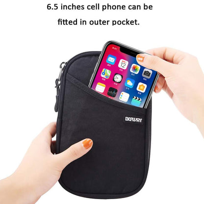 Passport Holder for Travel, Rfid Blocking Passport Wallet Travel Wallet Waterproof Case for Cards Passport Case, Travel Document Organizer Credit Cards Case Rfid Passport Holder for Travel