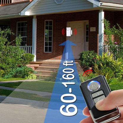 HENDUN Wireless Remote Door Alarm When Opened, Windows Open Alarms, Magnetic Security Sensor, Pool Safety for Kids, Alzheimer's Care