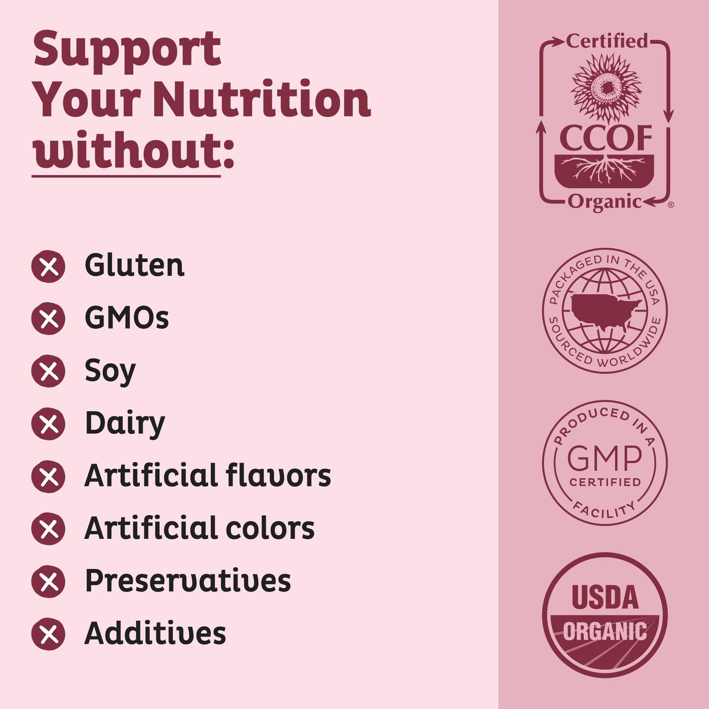 KOS Organic Beet Root Powder - USDA Certified, Non-GMO, Gluten & Soy Free - 90 Servings