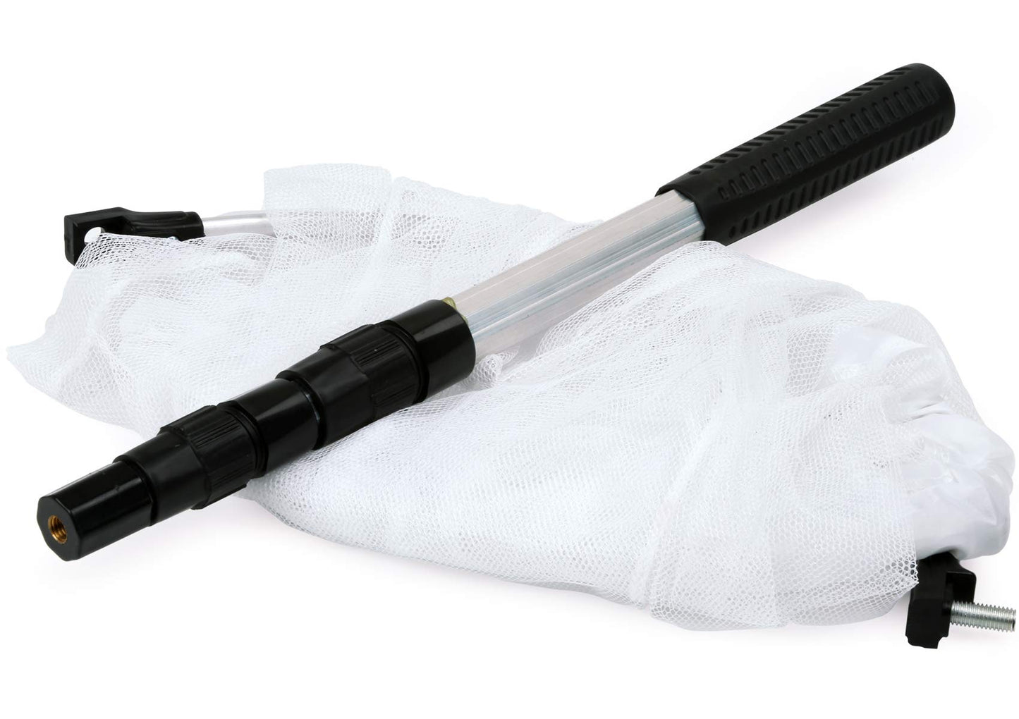 RESTCLOUD Butterfly Net with 16" Ring, 36" Net Depth, Handle Extends to 36 Inches (16" Ring, 36" Handle)