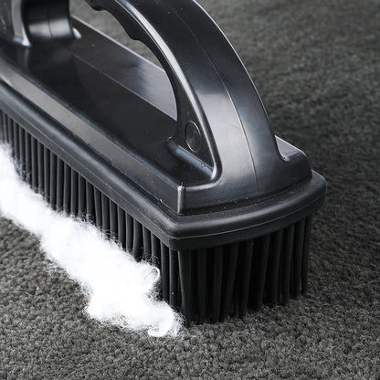 Godiyyer Rubber Pet Hair Removal Brush Lint & Cat Dog Hair Remover Brush Pet Silicone Lint and Debris Remover for Cleaning, Grooming, Home,Black