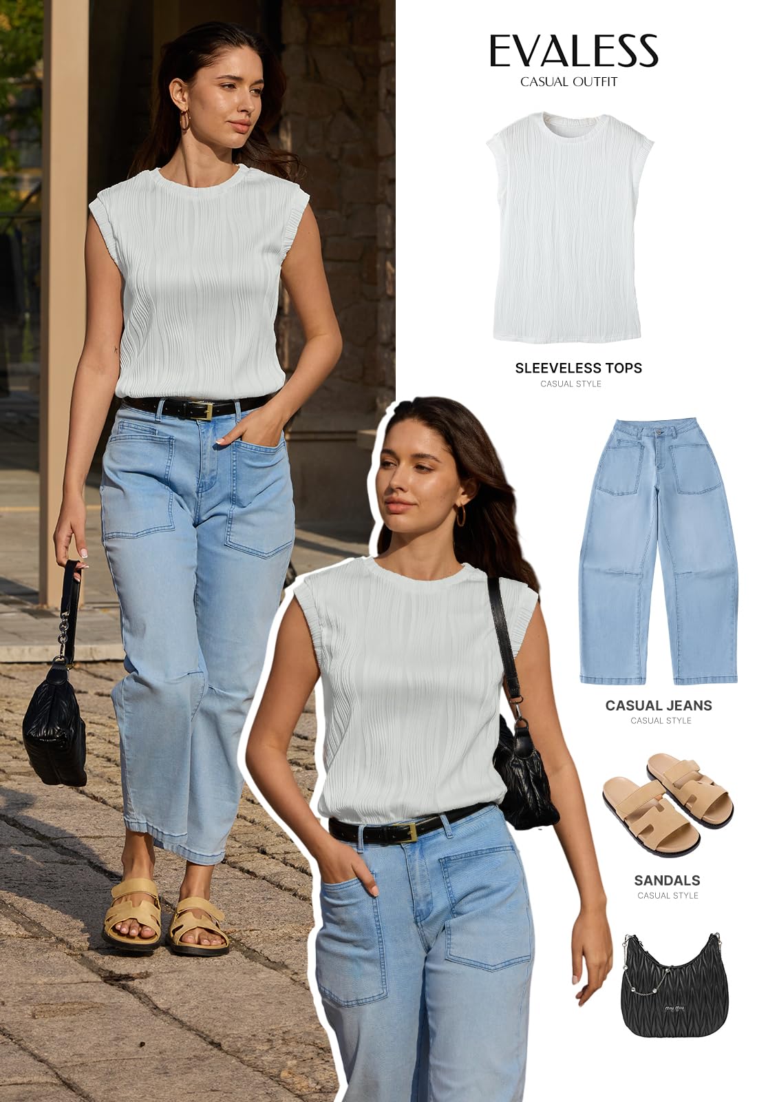 EVALESS Womens Spring Summer Crewneck Dressy Casual Textured Tops Blouses 2025 Fashion Trendy Cute Solid Business Cap Sleeve T Shirts Pink Medium