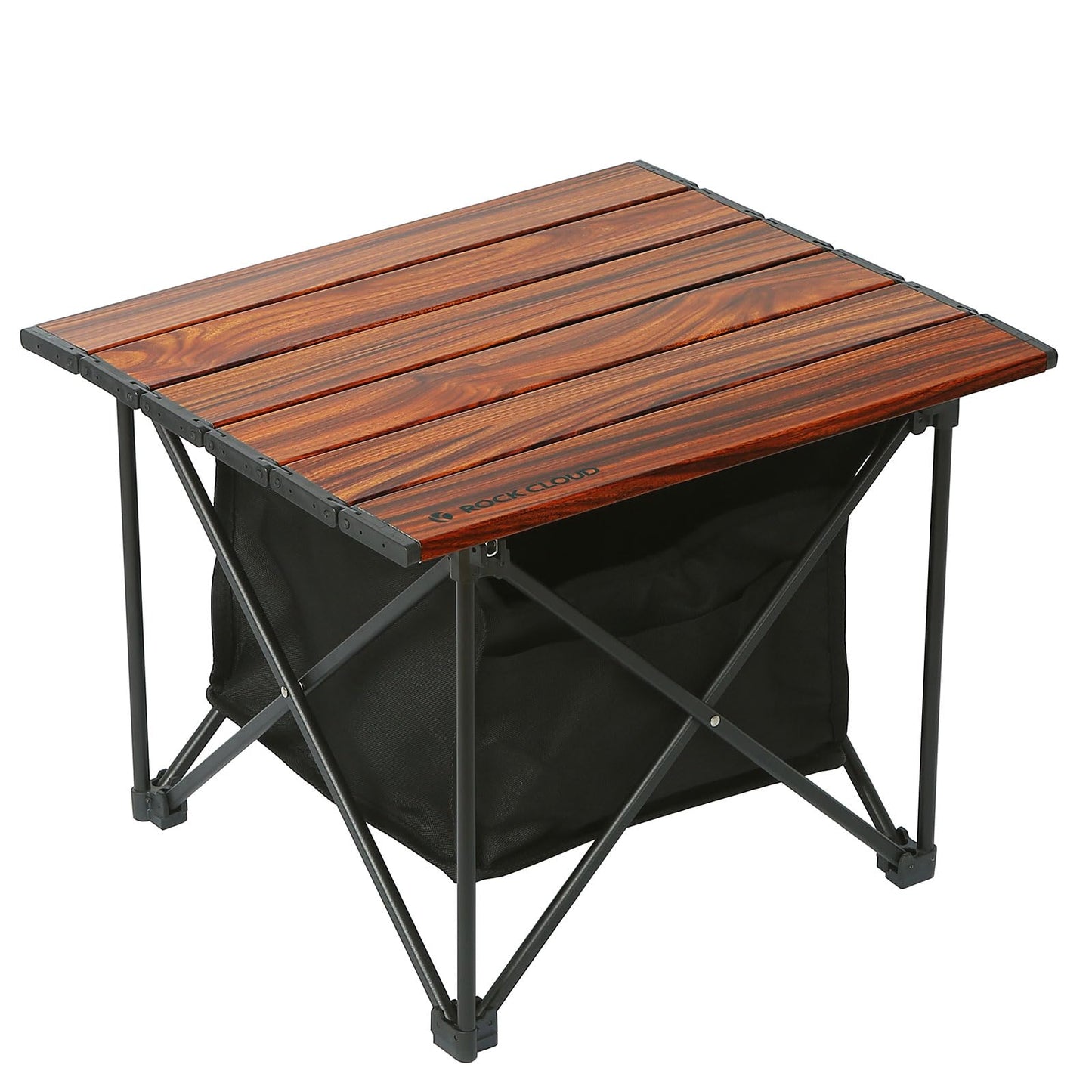 ROCK CLOUD Portable Camping Table Ultralight Aluminum Camp Table Folding Compact Beach Table with Storage Bag for Camping Hiking Backpacking Outdoor Picnic(Reinforced Frame-Small)